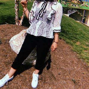 Fashionnova white lace top